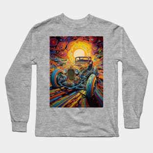 Psychedelic Hot Rod Long Sleeve T-Shirt